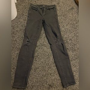 American Eagle black Hi-Rise Jegging size 6